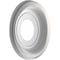 Ekena Millwork Traditional PVC Medallion (Canopies up to 5 1/2"), 10"OD x 3 1/2"ID x 1 1/8"P, Satin Blossom White CMP10TRGBW - alternate 3